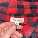 TRADLANDS Red Black Buffalo Plaid Flannel Shirt Long Sleeve Button Up Women's XL Photo 4