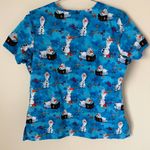 Disney  Frozen Olaf V-Neck Scrub Top Photo 2