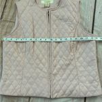 Peck & Peck Womens Vintage  Lamb Leather Vest Quilted Lined Pink Medium Photo 1