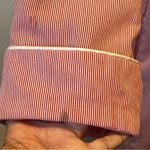 Vintage DAVID BROWN medium Robe Belted made in USA striped long sleeve pockets Photo 13