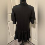 Alya  Oversized Flowy Black Top Photo 2