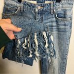Pilcro and the Letterpress | 24 Blue Cropped Fringe Hem Jeans‎ Photo 2