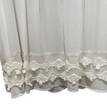 Entro  Crochet & Lace Trim Tank Top White Size Small Photo 2