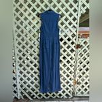 Free People Wind & More Retro Denim Jumpsuit Photo 3