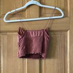 Urban Outfitters  Size Extra Small XS Women's Teen Girl Blush Smocked Crop Top Photo 2