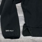 Nike Dri Fit Swoosh Fly Graphic Boxy Sweatshirt Womens S Black Loose Fit Crop Photo 4