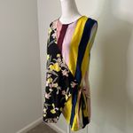 Diane Von Furstenberg  multicolor striped silk wrap sleeveless top size M Photo 2