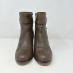 Lands' End  Buckle Ankle Boot Leather Brown Size 8.5‎ Photo 2