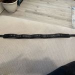 J.Crew  Black Leather Belt with Gold Stud Photo 4