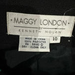 Maggy London Vintage Embroidered Ribbon Art To Wear Blazer Jacket Size 10 Med M Photo 3