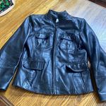 Liz Claiborne Leather Jacket Photo 0
