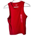 Old Navy Women's Fitted Red Crop Sleeveless Tank Top Sz L NWT Photo 2