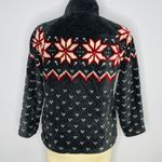 Barrage Collection Fleece Jacket Top Cardigan Fair Isle Woman Snowflake Photo 4