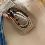 CALIA Women's Twisted Bandeau Bikini Top & Wide Banded HR Bottoms Set Size M NWT Blue Size M Photo 11