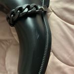 Givenchy  Black Rubber Eva Chain Boots Size 8.5 Photo 5