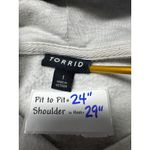 Torrid  Gray Heathered Cowl Neck Hoodie Sweatshirt Plus Size 1 Photo 2