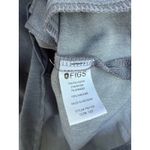 FIGS Technical Collection Scrub Top Women's Grey V Neck Short Sleeve Size XS Photo 2