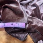 NWT Klesis Boutique brand Velvet Shorts romper Bubble Hem size medium Brown Photo 5