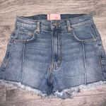 Revice Denim Revice High Rise Star Denim Shorts Photo 0