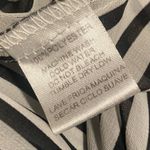 Foreign Exchange FE Sheer White & Black Vertical Stripe Crop Tank Top Blouse - M Photo 10