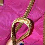 Tommy Hilfiger Magenta Pink Nylon Quilted Crossbody Purse Photo 9