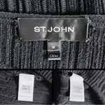 St. John Black Asymmetrical Knit Tunic Sweater. Size M. Quiet Luxury Whimsigoth Photo 7