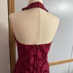 Shanghai Tang Burgundy Red Halter Mini Dress Size XS Photo 5