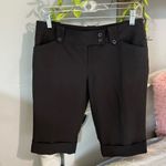 Tracy Evans  Black Bermuda Shorts Dressy Capris Womens Small Photo 6