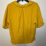 Sundays  cotton Yellow Button-Up Top Photo 3