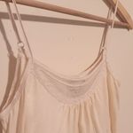 Abercrombie & Fitch Vintage Flowy Cami-Small-Pale Yellow-Adjustable Strap-Lace Photo 5
