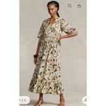 Ralph Lauren Polo Floral Pleated Satin Dress Spring Buttercup Floral size 4 Photo 8