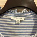 BeachLunchLounge Blue and White Striped Button-Up Shirt Photo 5