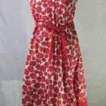 Motherhood Maternity Scoop Neck Red Floral Sundress Size Medium Photo 0