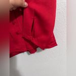 J.Crew New with tags sleeve peplum top in satin-crepe Elegant Red Women's Top Photo 7