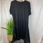 ZARA  Black Asymmetric Hem Smock Dress Small S NEW Photo 1