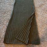 Prómesa Promesa Olive Ribbed Maxi Skirt Photo 1