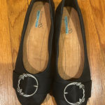 Baretraps  Milady Black Buckle Flat Heel Size 8.5M Photo 0