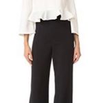 Cushnie et Ochs long sleeve ruffled Cady crop top size 4 small Photo 3