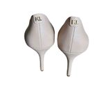 Karl Lagerfeld Heels Nude Stiletto Size 8.5 Pointed Toe Leather Spike Corporate Photo 4