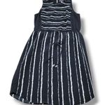 Vince Camuto Dress 2P Petite Women's A-Line Dress Sleeveless Elastic Waist Lined Photo 0