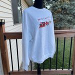 Holiday Time Vtg Crewneck Sweatshirt Embroidered Trains Festive Women’s Medium Photo 10