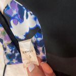 EXPRESS women XS x small Reversible tank top flower print and solid black print Photo 5