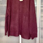 A New Day Women's Burgundy Crewneck Sweater Photo 2
