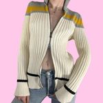 Eddie Bauer  Women's Cream and Yellow Jacket Photo 1