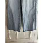 Pistola Lana High Rise Ultra Wide Leg Blue Jeans Raw Hem Blase Photo 2