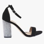 Madden Girl Bangg Black & Rhinestone Dress Shoes Heels 9 NIB Photo 2