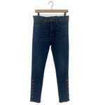 Veronica Beard Debbie Snap Detail Skinny High Rise Ankle Jeans Photo 2