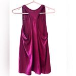 Athleta Magenta Tank Top With Lace Details Sz small Photo 2