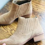 Gianni Bini  Stand-Bye Suede Ankle Boots - Size 5.5 Sahara Sand - Like New Photo 0