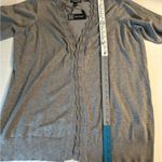 Cable & Gauge  Double-Scallop Open Front Cardigan size 1X gray Photo 8